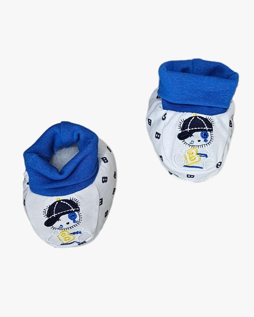 Corredino Neonato Set Completino 2 Pezzi + Copertina + Bavetto + Scarpine + Cappellino - in Cotone Primavera-Estate - Bdibimbo
