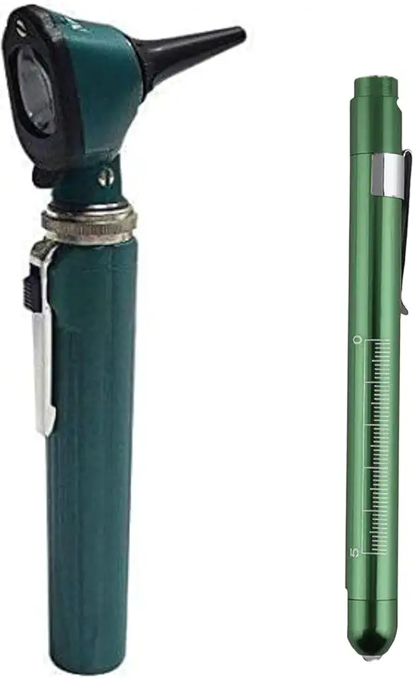 Octoscopio + Lanterna Clinica Verde + Estojo