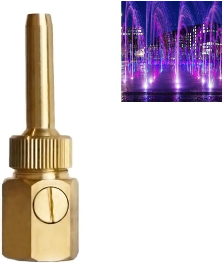 NAVADEAL 1/2" DN15 Brass Multi Direction Comet Water Fountain Nozzle Spray Pond Sprinkler Head