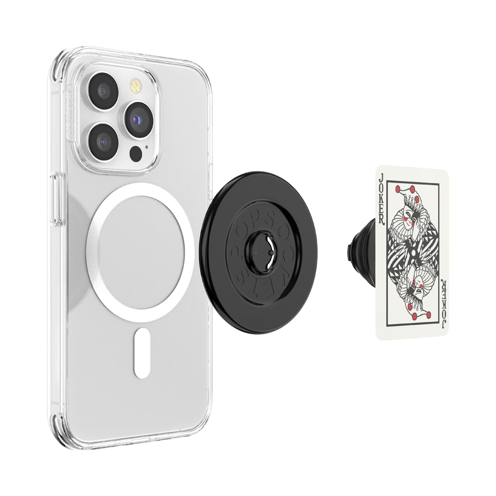 PopSockets Uchwyt do telefonu MagSafe z podpórką, stojakiem magnetycznym, wymienną górą, bezpieczne trzymanie etui MagSafe, uchwyt na telefon i tablet – żarty na Tobie