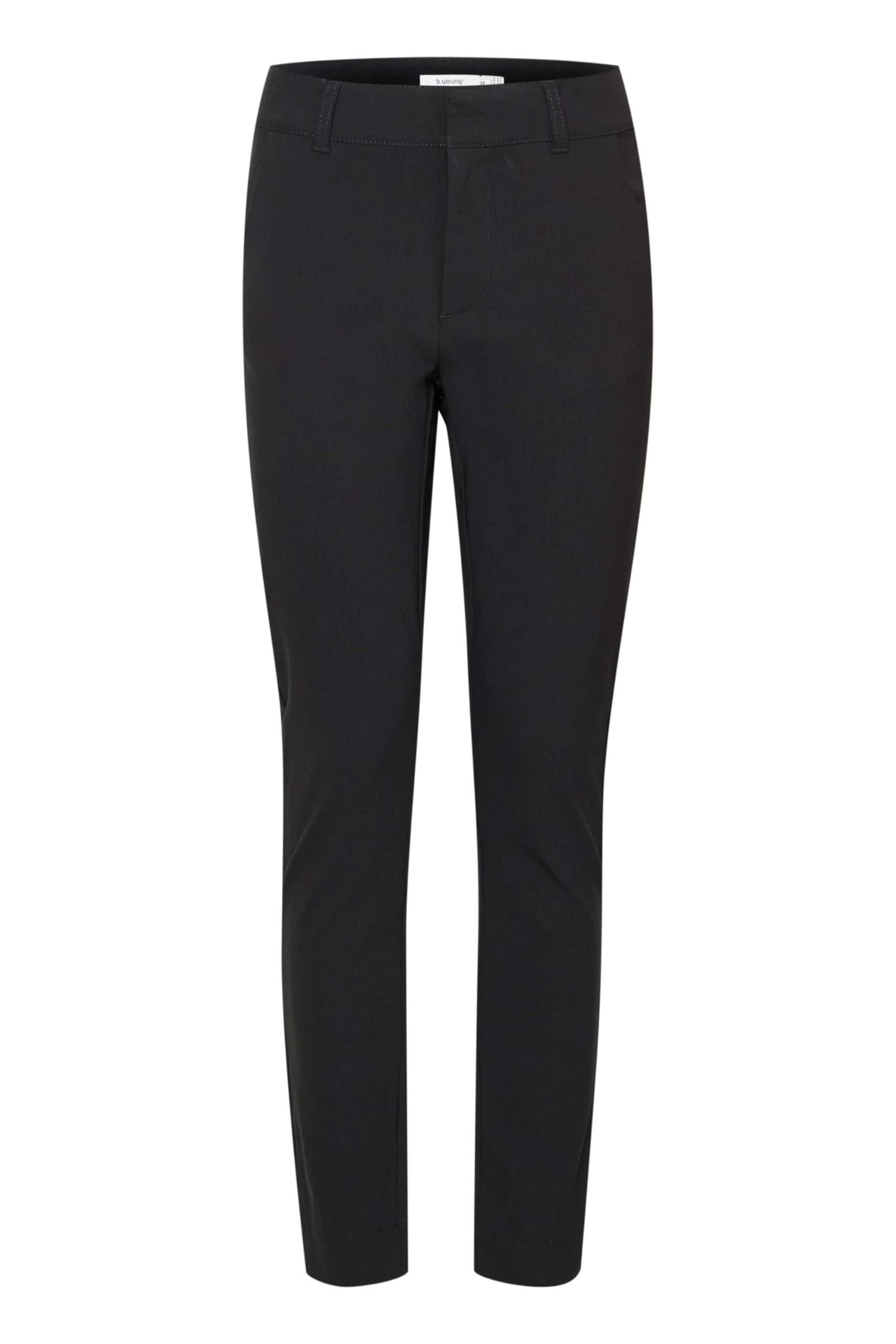 b.young BYDIXI Pantalon chino pour femme avec poches latérales, passants de ceinture, élastique, coupe ajustée