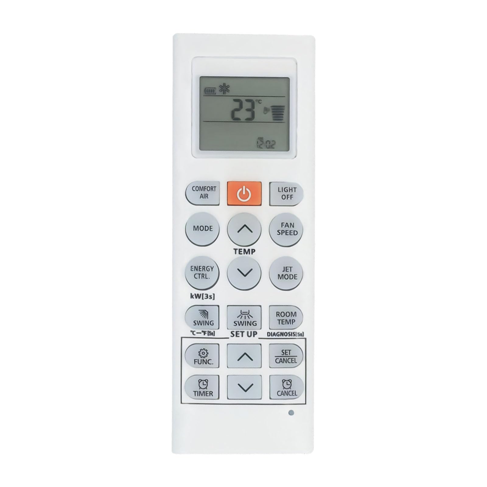 fexxkg Broad Compatibility Remote Control ABS Texture with Ergonomic and Energy Saving Mode for AKB74955604 Model