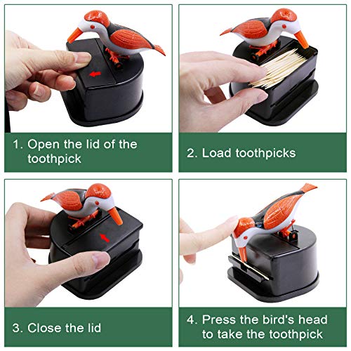 Jucaifu Distributore di stuzzicadenti Little Bird