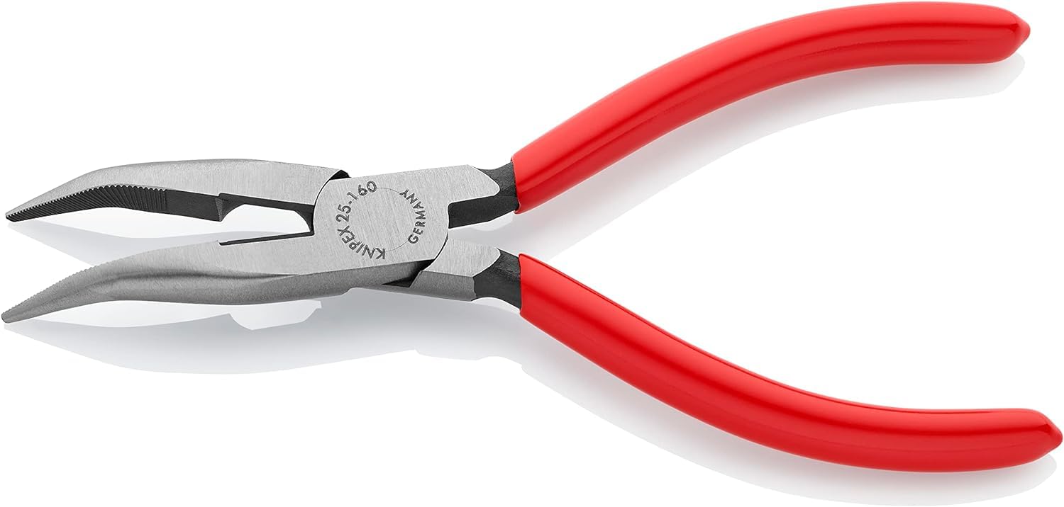 KNIPEX Szczypce tnące półokrągłe (szczypce radiowe) w opakowaniu z zawieszką z tworzywa sztucznego, powlekane 160, 25 21 160 SB