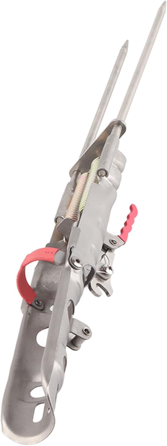 Automatic Hook Setter Rod Holder Automatic Spring Fishing Rod Holder Fishing Rod Holder, Portable Fishing Rod Bracket Practical Dual Spring Fishing Pole Metal Holder Stand Accessory