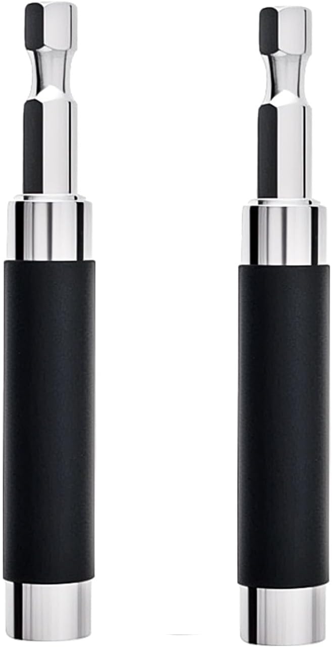 ChgImposs 2PCS 80MM Scalable Magnetic Screw Drive Guide Drill Bit Tip Holder Screwdriver Bit Holder Extension Bar Adapter, Drill Bit Guide Rod Adapter