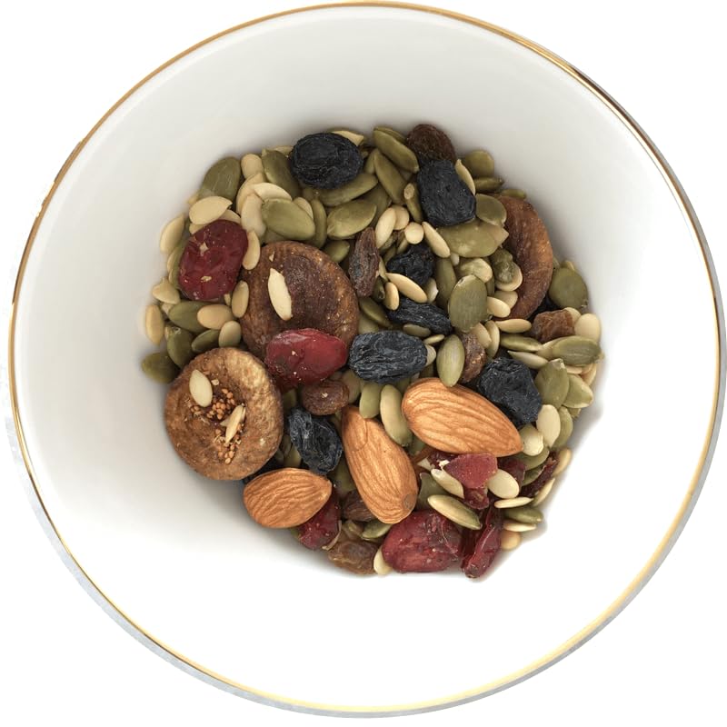 TheNibbleBox Turq Tracker Trail Mix - Nutritious, Nuts, Seeds, Fruits Snack with no Added Sugar - 250 GMS (Pack of 1)-image-11