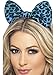 Produktbild Smiffys 26826 - Leopard-Bogen-Stirnband, blau