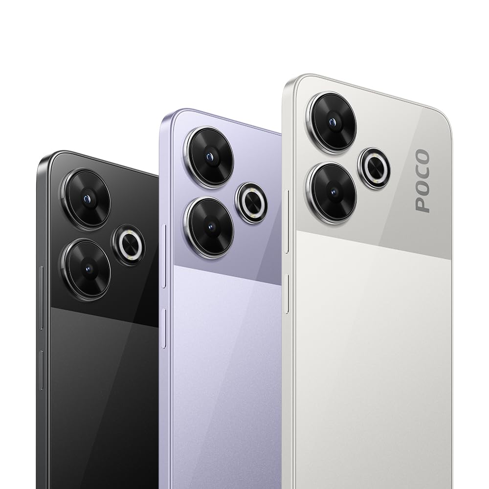 Poco M6 (smartphone), 8GB+256GB, MediaTek Helio G91-Ultra, Display da 6.79'', Camera principale da 108MP, Batteria 5.030mAh, Ricarica veloce da 33W,Nero