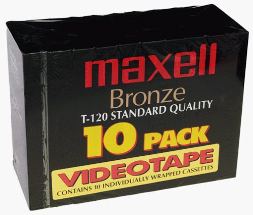 Maxell Bronze T-120 VHS (10er-Pack)