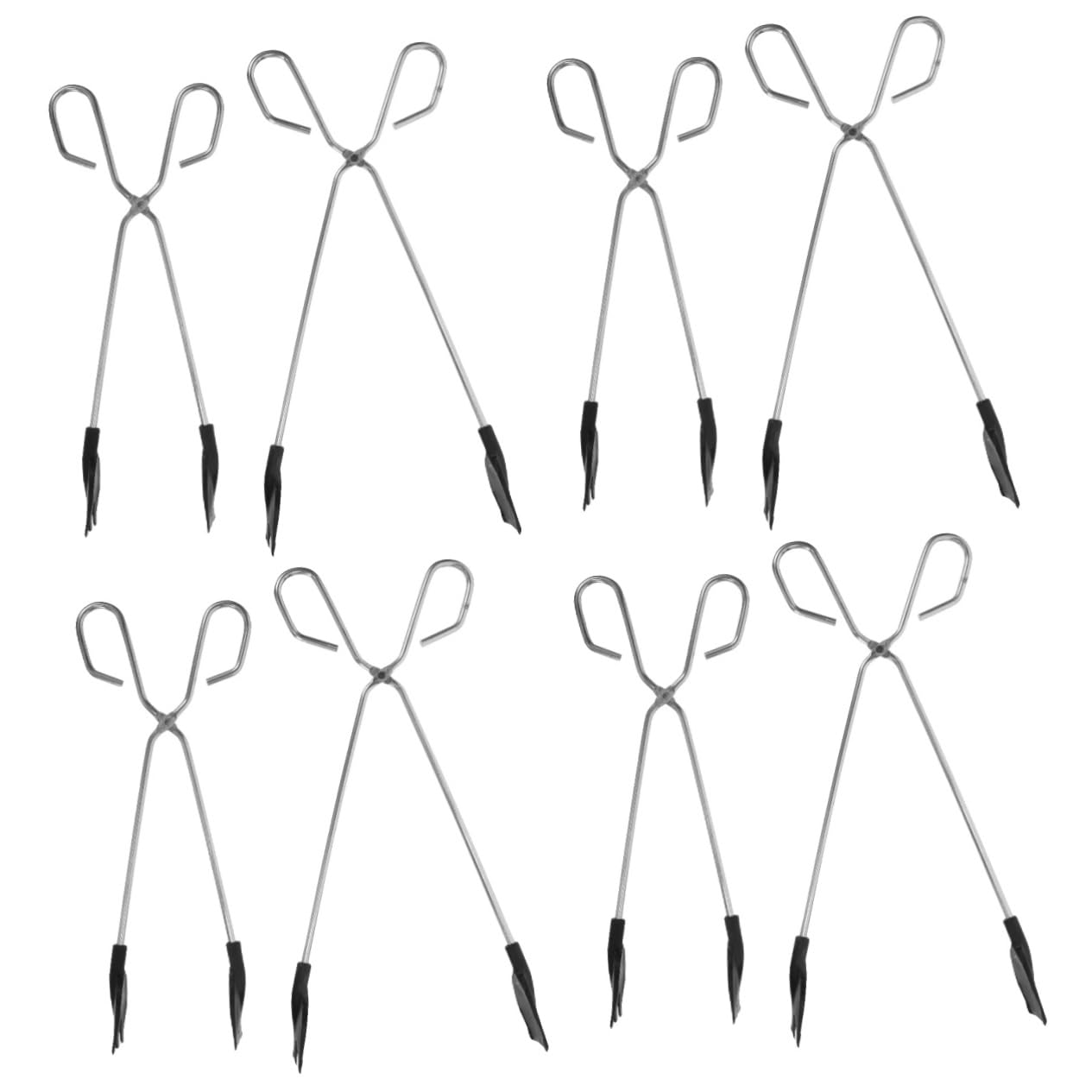 4sets Garbage Tool Heavy Duty Litter Grabber Sanitationman Tool Trash Picker Long Reach Garbage Clip 2pcs*4