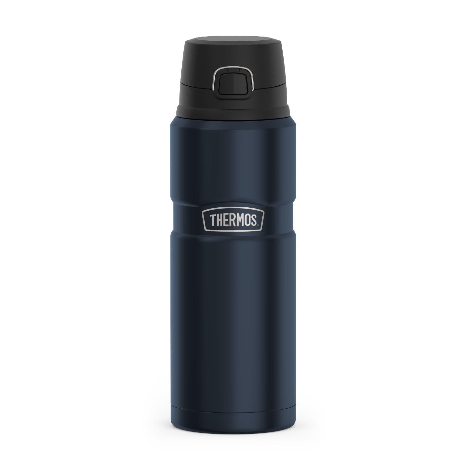 THERMOS Stainless King Vacuum-Insulated Drink Bottle, 24 Ounce, Midnight Blue