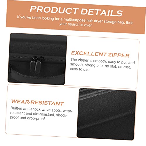 Beaupretty 1pc Hair Dryer Storage Bag Hair Dryer Travel Bag Organizer Bag Tote Insert Organizer Travel Toiletry Organizer Hair Dryer Hard Case Hair Dryer Sleeve Case Portable Toiletry Bag Eva - Image 3