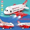 51cjagw7cal - Dwi Dowellin Airplane Toy with Fire Truck Cars and Play Mat,Plane with Lights and Sounds for 3 + Years Old Boys and Girls