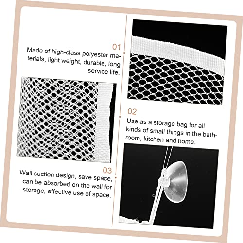 TEHAUX 4 Pçs Ventosa Bolsa Para Pendurar No Banheiro Brinquedos De Banho Para Bebês Organizador De A