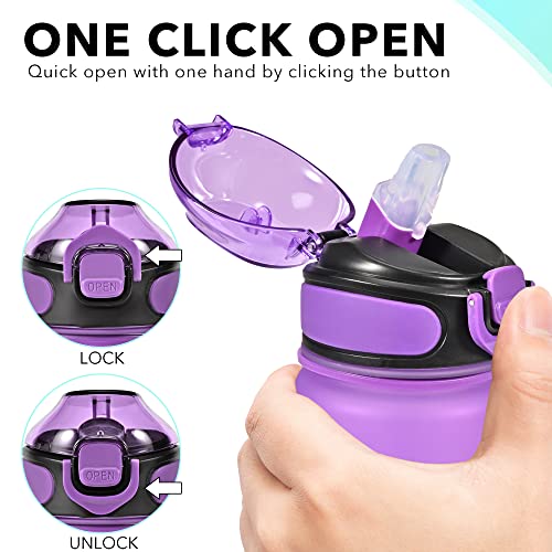 Image of Enerbone 32 oz Water Bottle with Times to Drink and Straw, Motivational Drinking Water Bottles with Carrying Strap, Leakproof BPA & Toxic Free, Ensure You Drink Enough Water for Fitness Gym Outdoor