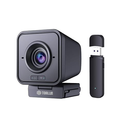 TOALLIN 1080P HD Wireless Webcam with Microphone