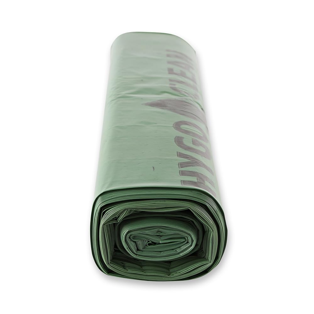 HygoClean Müllsäcke, 120 l, grün | LDPE, Rolle, 150 Stück, Müllbeutel, Mülltüte
