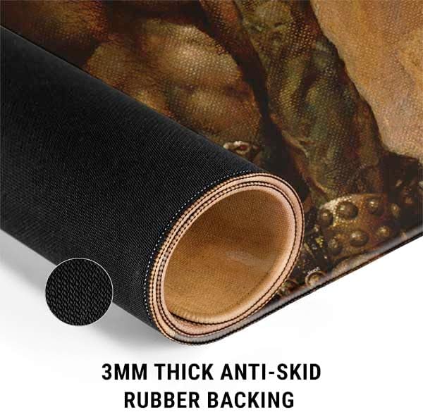 Skinit Barbarian by Frazetta Design, 31.5" x 11.8" Large Gaming Mouse Pad, Desk Pad with Stitched Edges for Office and Home.
