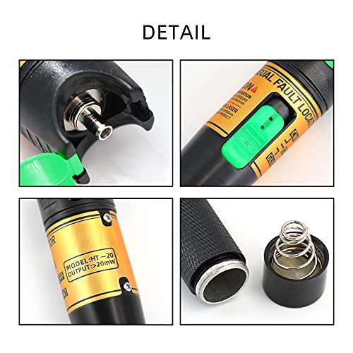 Image of 5KM-30KM Visual Fault Locator 2.5mm Interface Suitable for SC /FC /ST Interface with FC Male LC Female can use LC Interface（Visual Fault locator20KM）