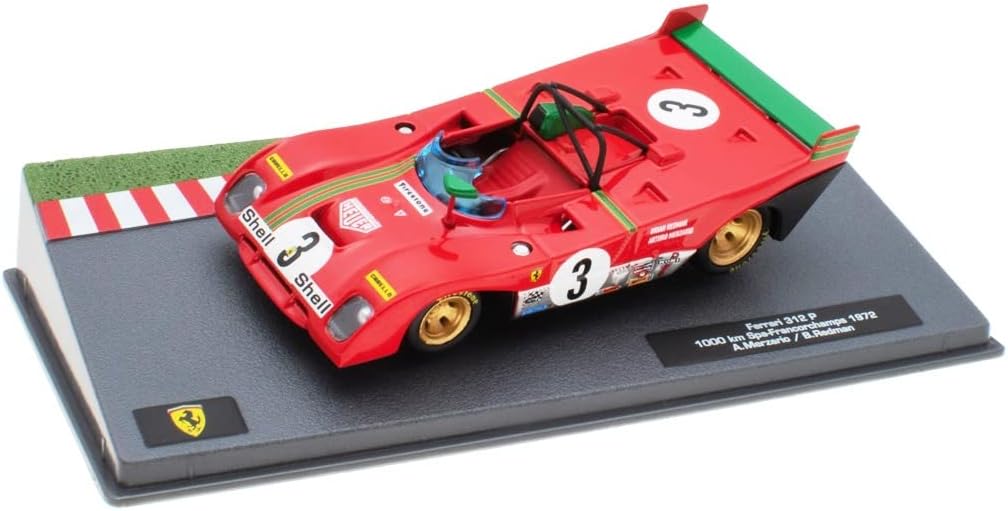 OPO 10 - Miniature car 1/43 Ferrari 312 P - 1000 km Spa-Francorchamps 1972 - FT011