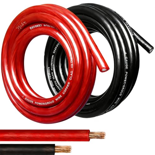 Câble de batterie 4 AWG DLronwey pour résoudre les chutes de tension de voiture
