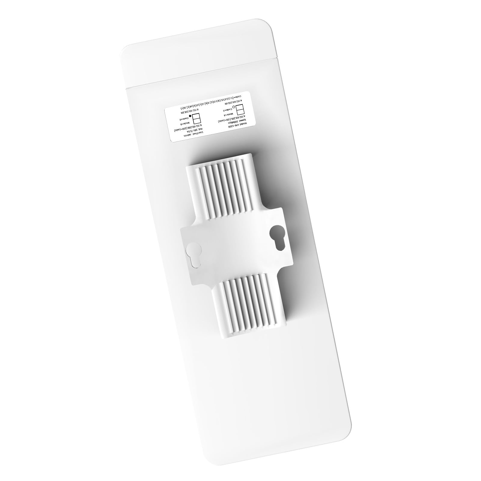 Cuifati Pont WiFi Extérieur 5 GHz, Pont Ethernet sans Fil Longue Portée 5 Km, Point à Point Gigabit, Extension Réseau Double Port 900 Mbps pour Granges, Garages, Fermes (Prise UE)