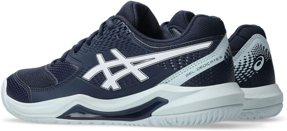 ASICS Dedicate 8 Woman Tennis Shoes White Silver