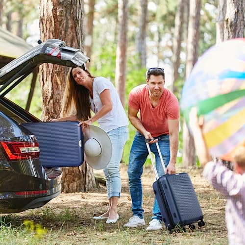 3 Piece Luggage Sets Expandable, Hardshell Travel Suitcase With Double Spinner Wheels And Tsa Lock #TOP1