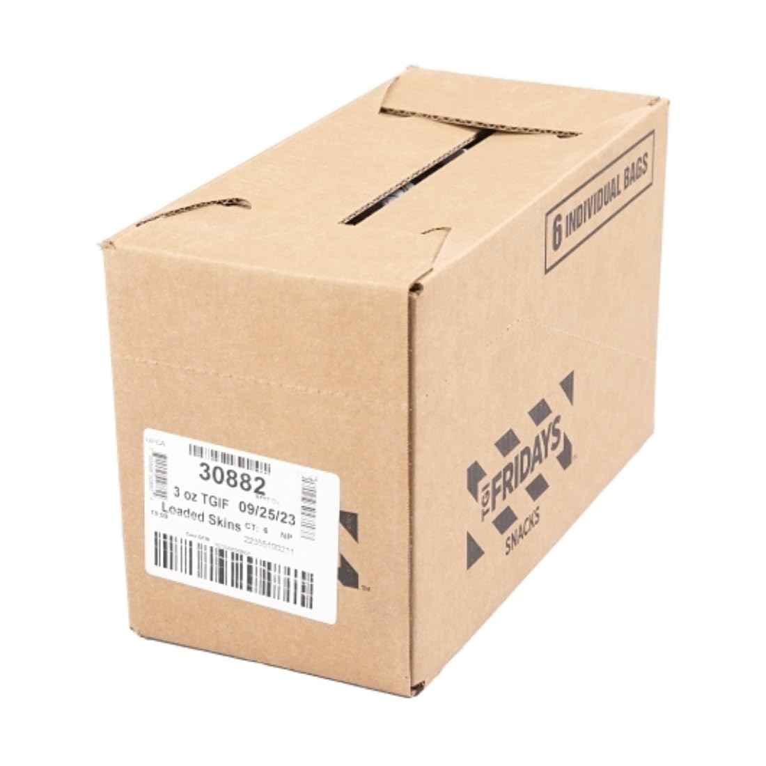 TGI Fridays Loaded Potato Skins, 3 Ounce -- 6 per case.