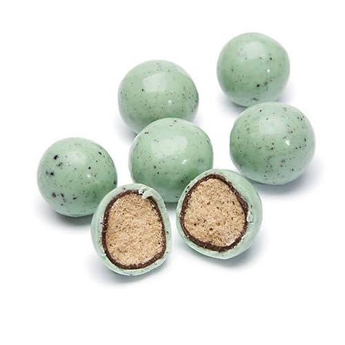 Jackie's Chocolate Bolas de malta de chocolate con menta, 1 libra, 1.0 unidades