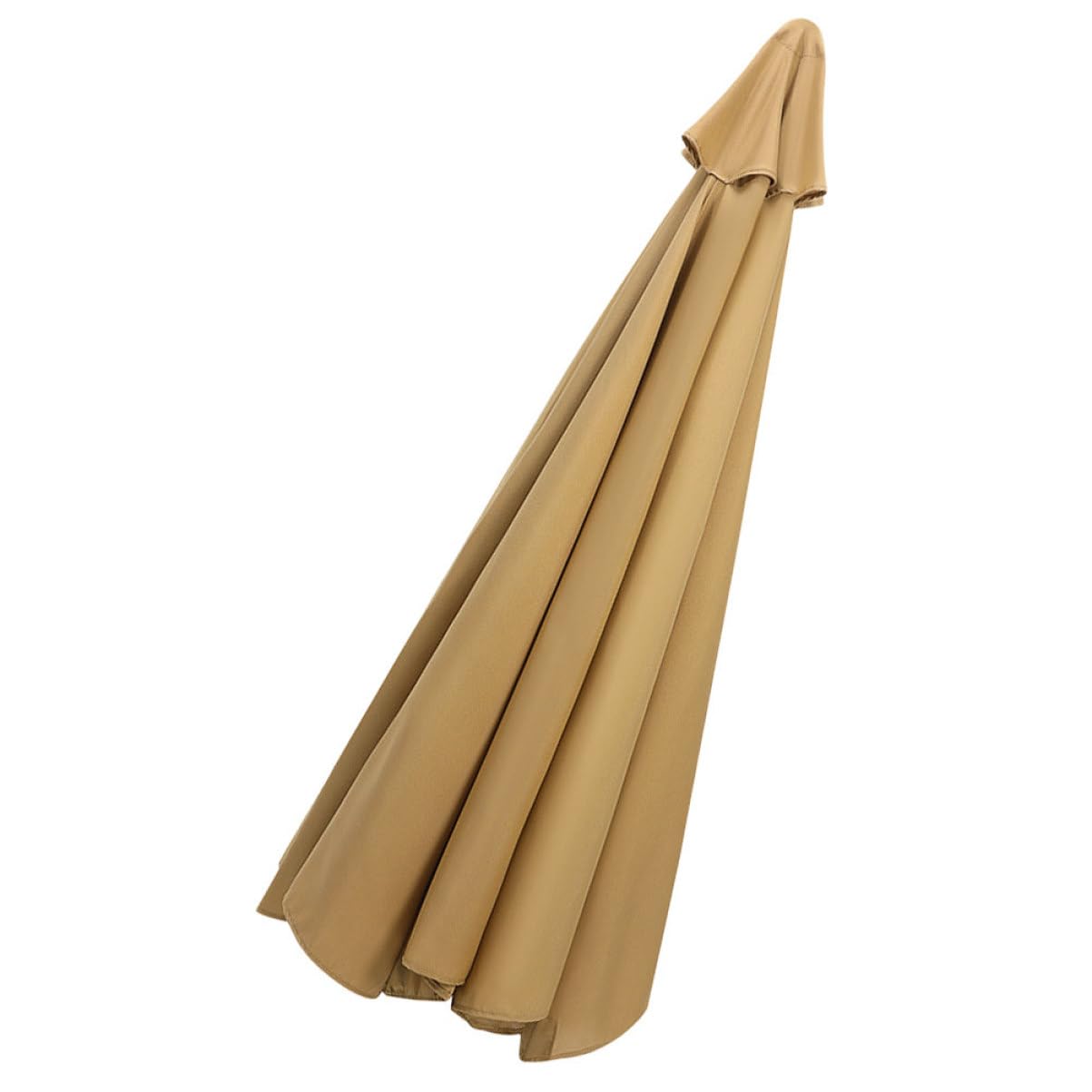 Toile pour parasol déporté kaki durable et auvent de remplacement élégant