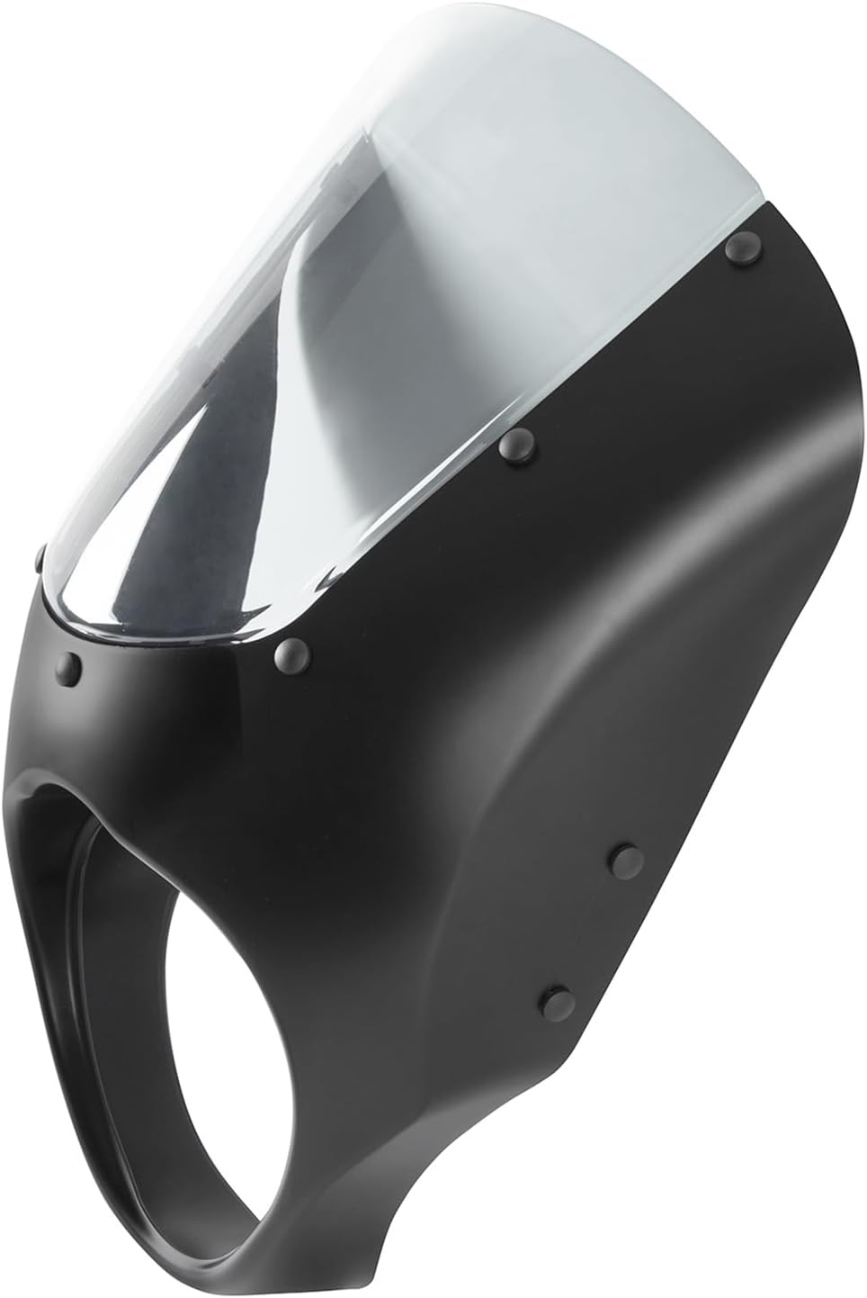 Motorcycle Front Headlight Fairing Cowl with Windshield for Vulcan S 650 VN650 2015-2026 Headlamp Cover Mask Visor Windscreen, Matte Black with Light Smoke