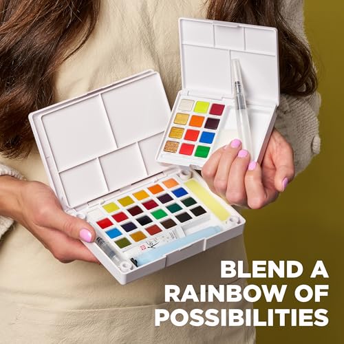 Aquarela em Pastilha KOI Sakura 12 Cores