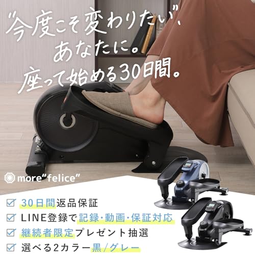 more felice 座りながら 有酸素運動 ステッパー STS-BK の商品画像 1