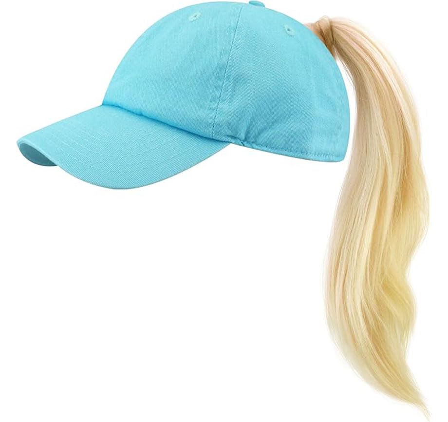 Image of Cotton Baseball Cap Dad Hat - Washed Low Profile Adjustable Hat for Men Women Casual Outdoor Running Golf