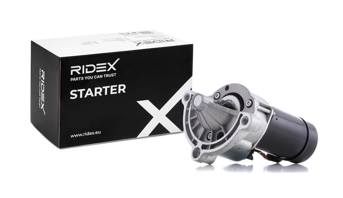 RIDEX Motor Starter / Starter 12 V, 1.1 kW, Number of Teeth: 9