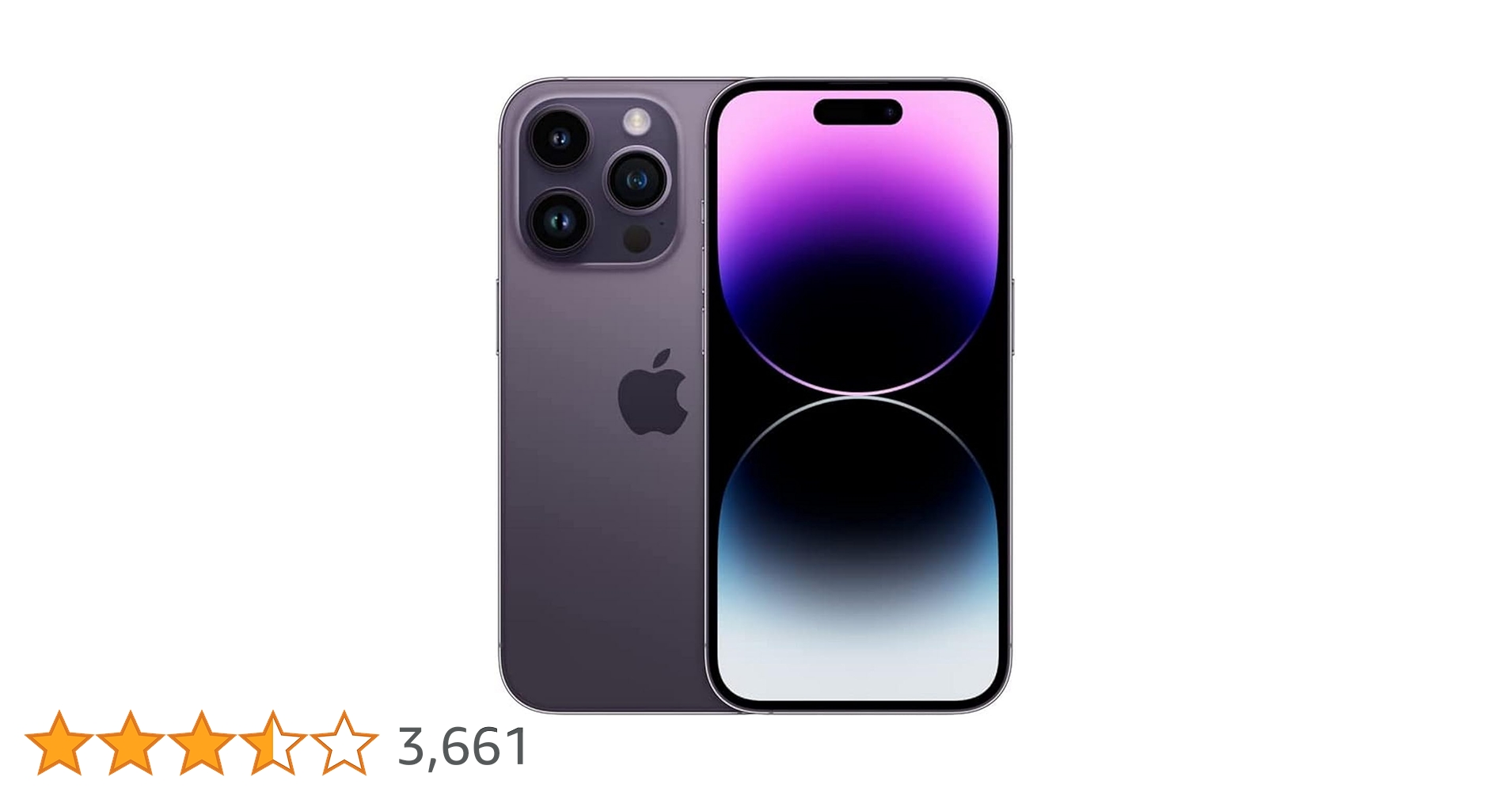 iPhone - iPhone14 Pro 256㎇　ディープパープル Apple iPhone 14 Pro 256GB Deep Purple Unlocked Renewed