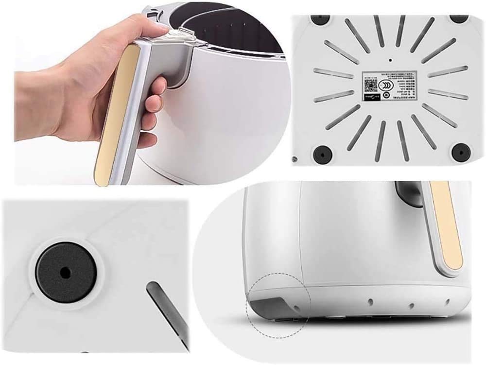 Friteuse Air, 3.6 Quart, 7 Préréglages, 1500W, Panier Amovible Friteuses Air Air avec LED Écran Tactile et contrôle Rapide