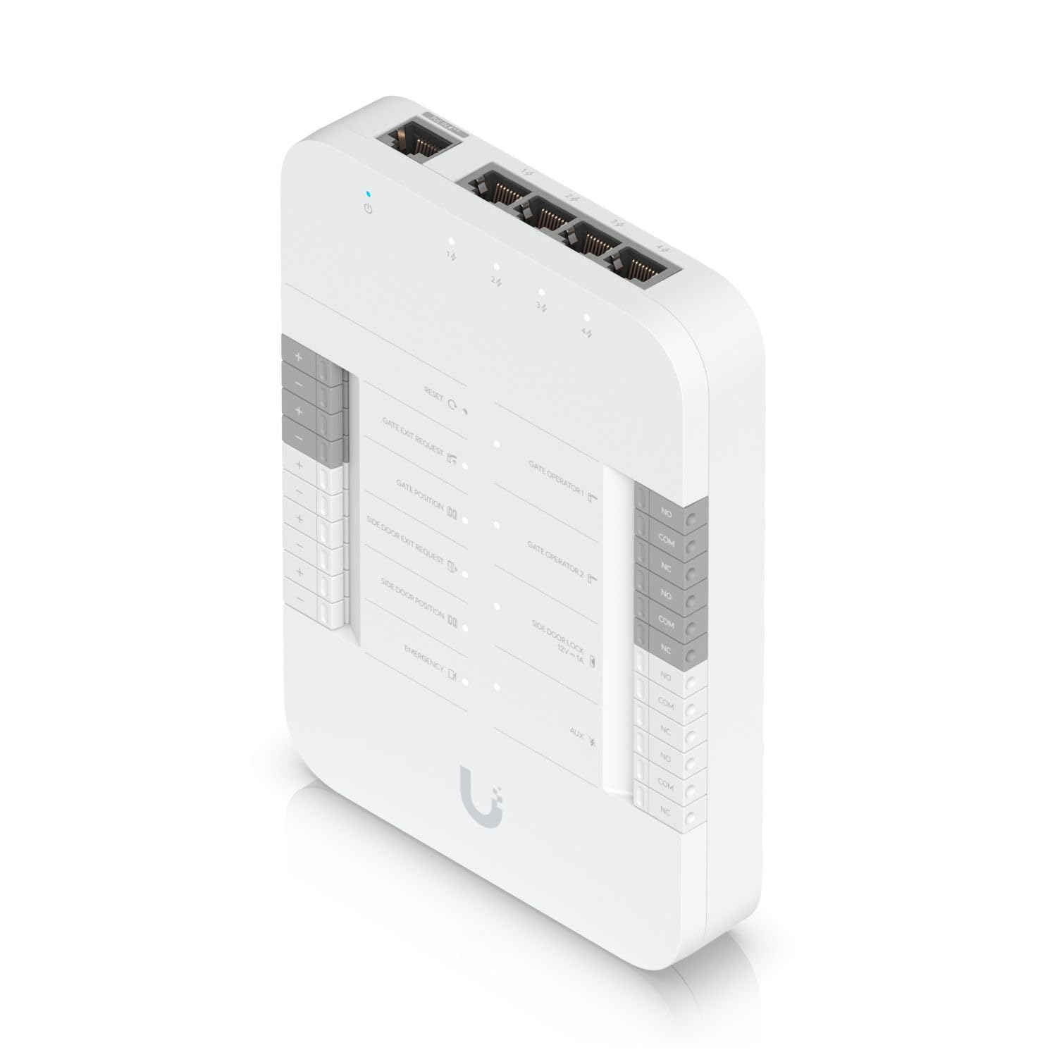 An advanced Gate Hub enabling - seamless gate access control - via connected Access readers or Intercom. - Warranty: 24M