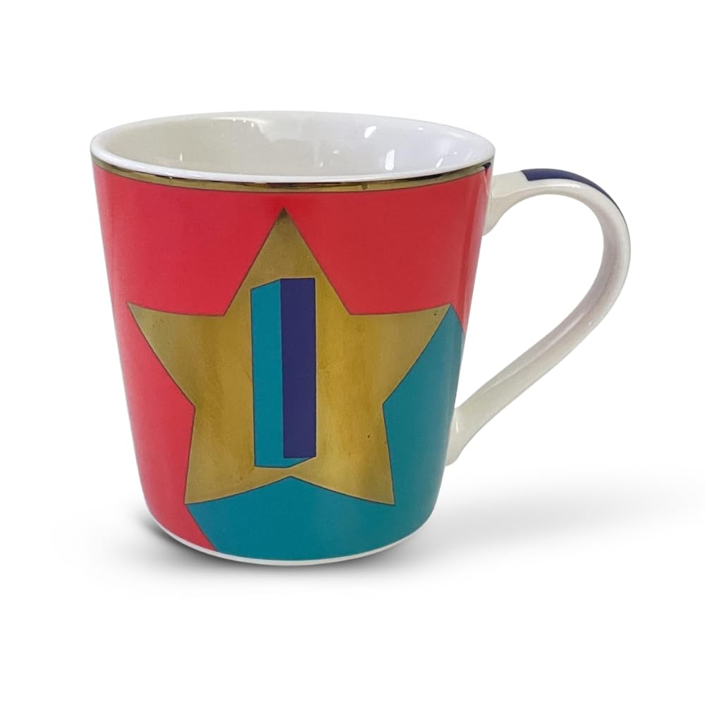 Papillon Collection Hox Xpressions Pillarbox Ceramic Alphabet Mug -I