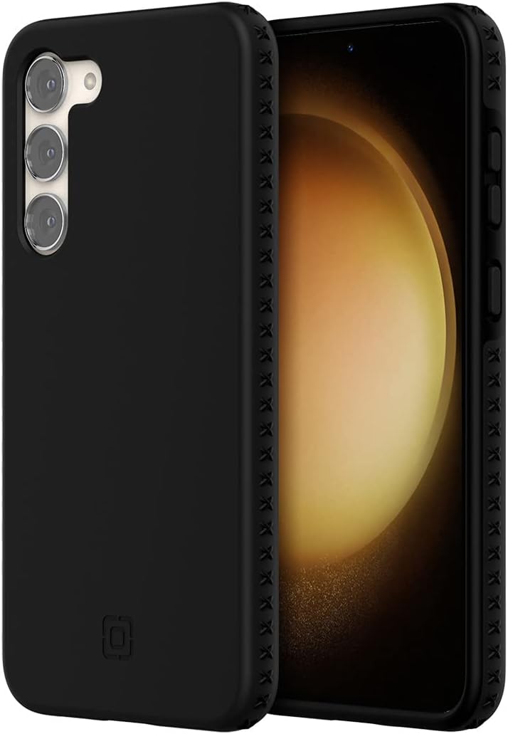 Incipio Grip Series Case for Samsung Galaxy S23+, Multi-Directional Grip, 14 ft (4.3m) Drop Protection - Black (SA-2048-BLK)