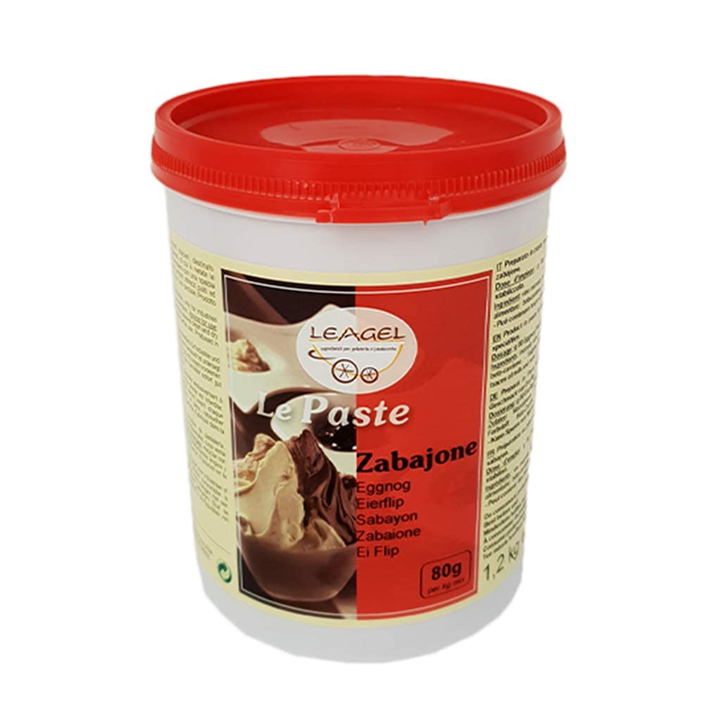 Zabaione preparato in Pasta per Gelato Dolci Leagel - 1,2 Kg -