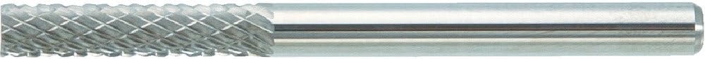 TRUSCO TB1A030SE Carbide Bar, Cylindrical End Blade, Φ3 x Blade Length 14 x Axis 3, Single Cut