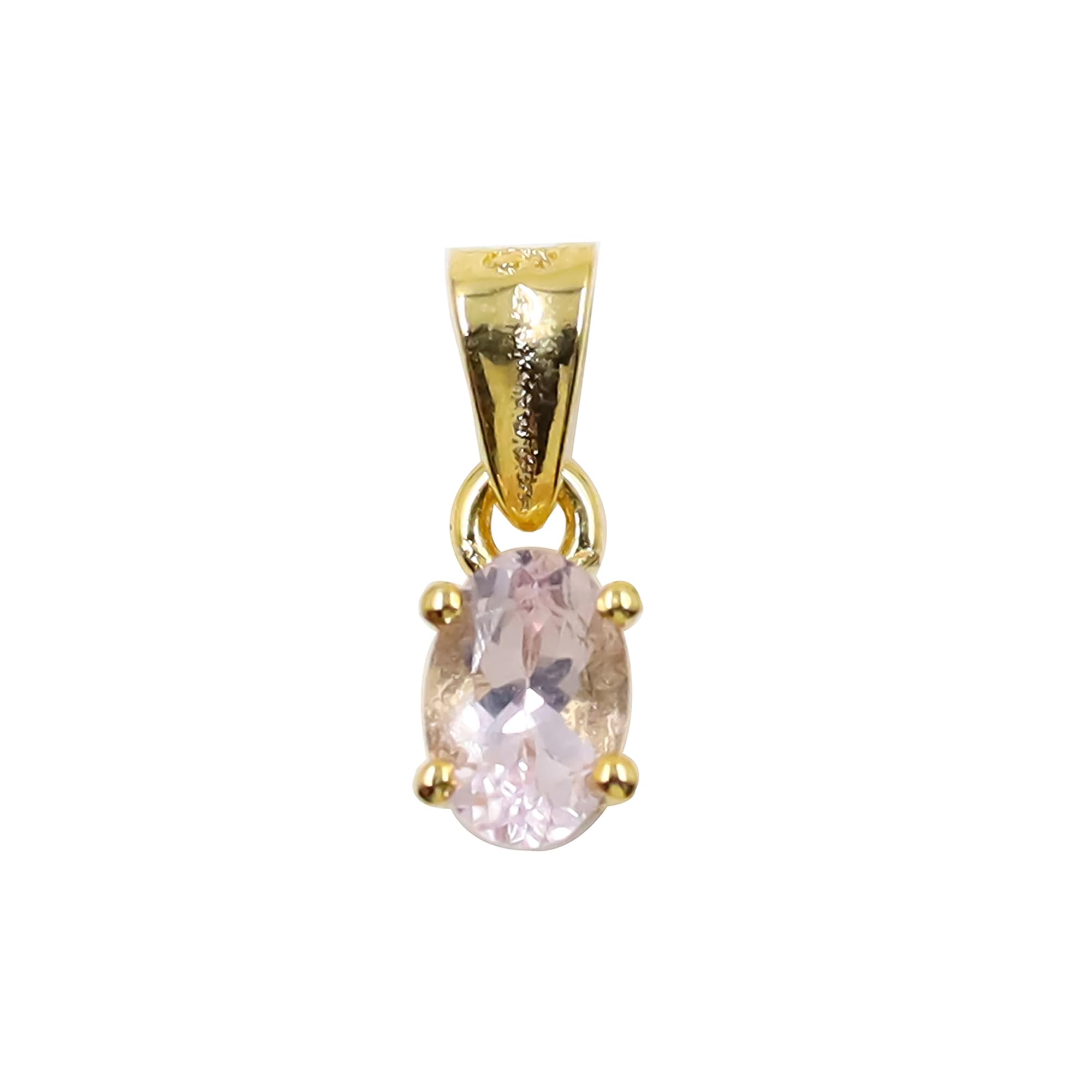 Pendentif pierre de naissance en argent sterling 925 avec pierre précieuse pour elle - Collier à breloques pour femme