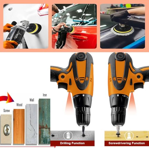 Image of MLD Electric Screwdriver Drill Machine| Left /Right rotation | Electric Polisher Machine (Electric screwdriver Polisher 5 inch)
