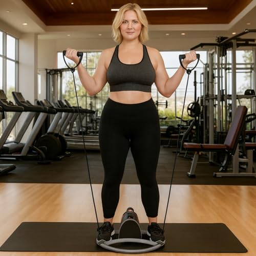 Image of Rock Stepper, The Rock Stepper Side to Side Exercise Machine, Low-Impact Rocker Stepper for Home Workout, Compact Rocking Stepper with Digital Display for Legs Glutes Core