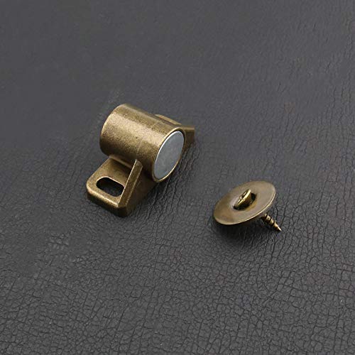 image for SING F LTD Cabinet Door Magnetic Latch Catch with Metal Strike Plates 