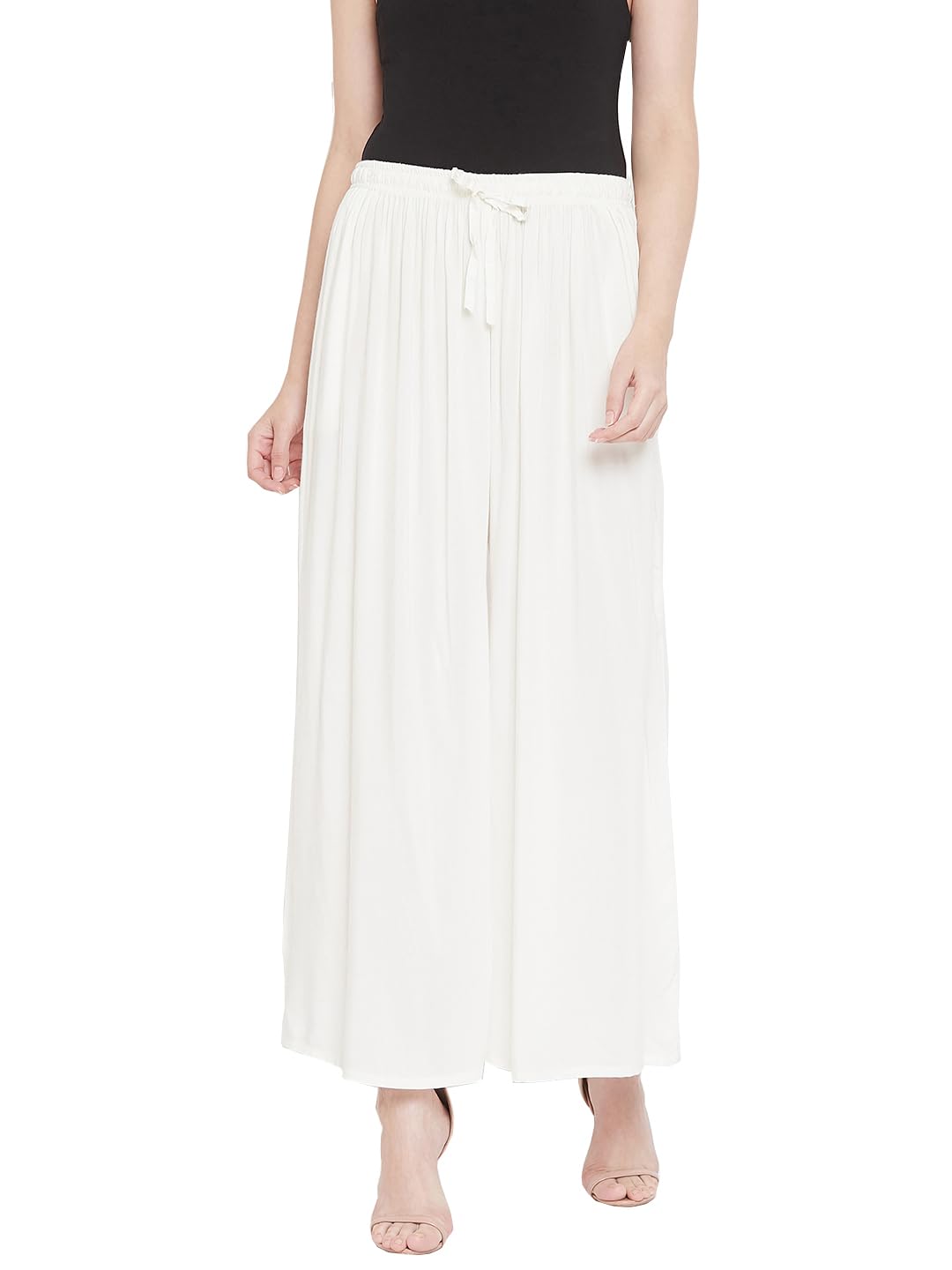 Castle Lifestyle Women Wide Leg Flared Rayon Palazzo
