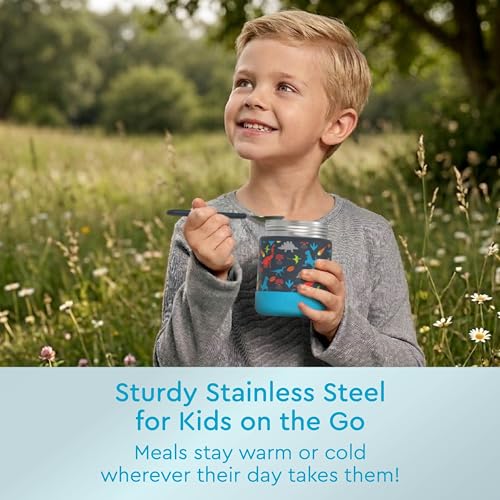 Image of Bentgo Kids Stainless Steel Leak-Proof Food Jar for Hot or Cold Food